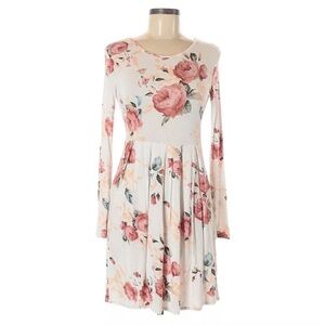 12pm by mon ami floral long sleeve dress